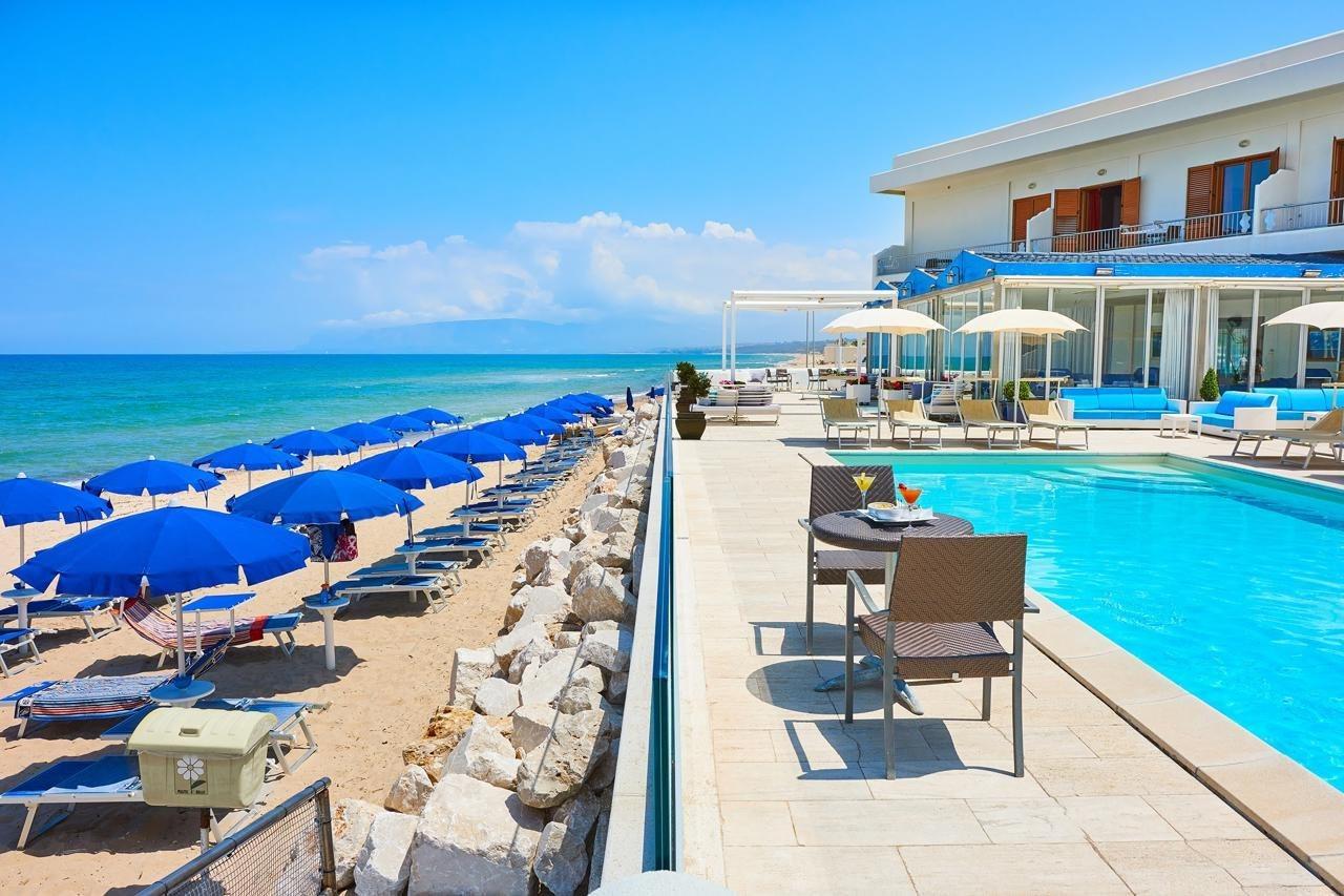 Hotel La Battigia ألكامو مارينا المظهر الخارجي الصورة